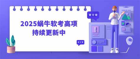 2025蜗牛软考高项 | 更新 - fendou8