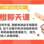 聊天必修课《大橙聊天课》