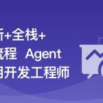AI Agent从0到1定制开发 全栈全流程企业级落地实战