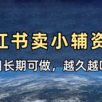 小学教辅资料在小红书这样卖，项目长期稳定收益，越久越吃香