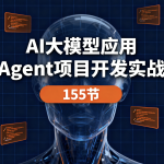 AI大模型应用 Agent项目开发实战 155节