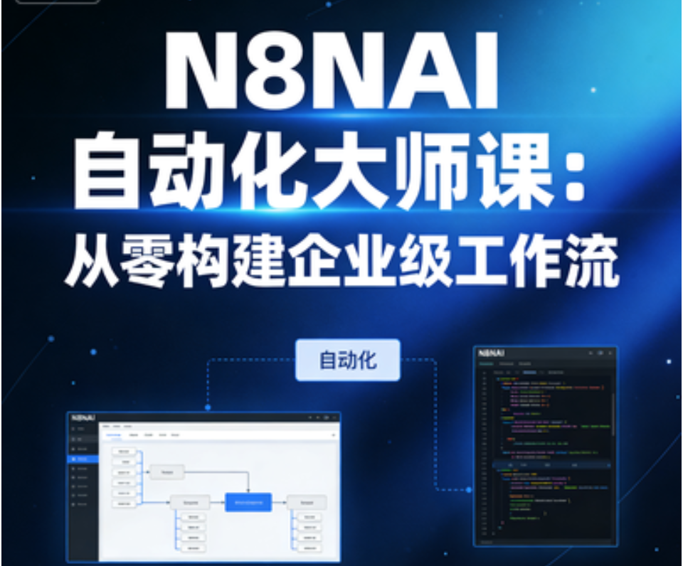 N8NAI自动化大师课：从零构建企业级工作流 - fendou8