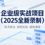 卧龙-企业级实战项目（2025全新录制）