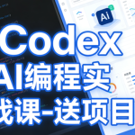 Codex AI编程实战课-送项目