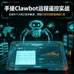 手搓Clawdbot远程遥控实战，全球A十大风口技术解读，爬取万条招聘 数据揭秘行情