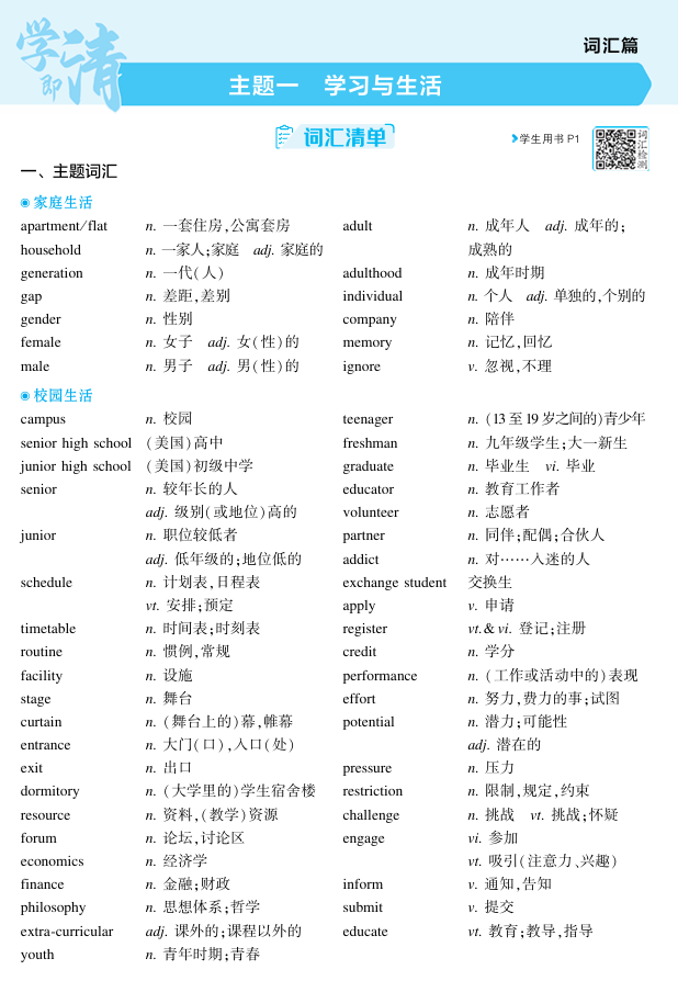 2026《53高考总复习A版》英语精讲册