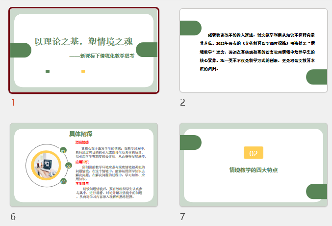 中考语文一轮复习：《新课标下情境化教学思考》课件