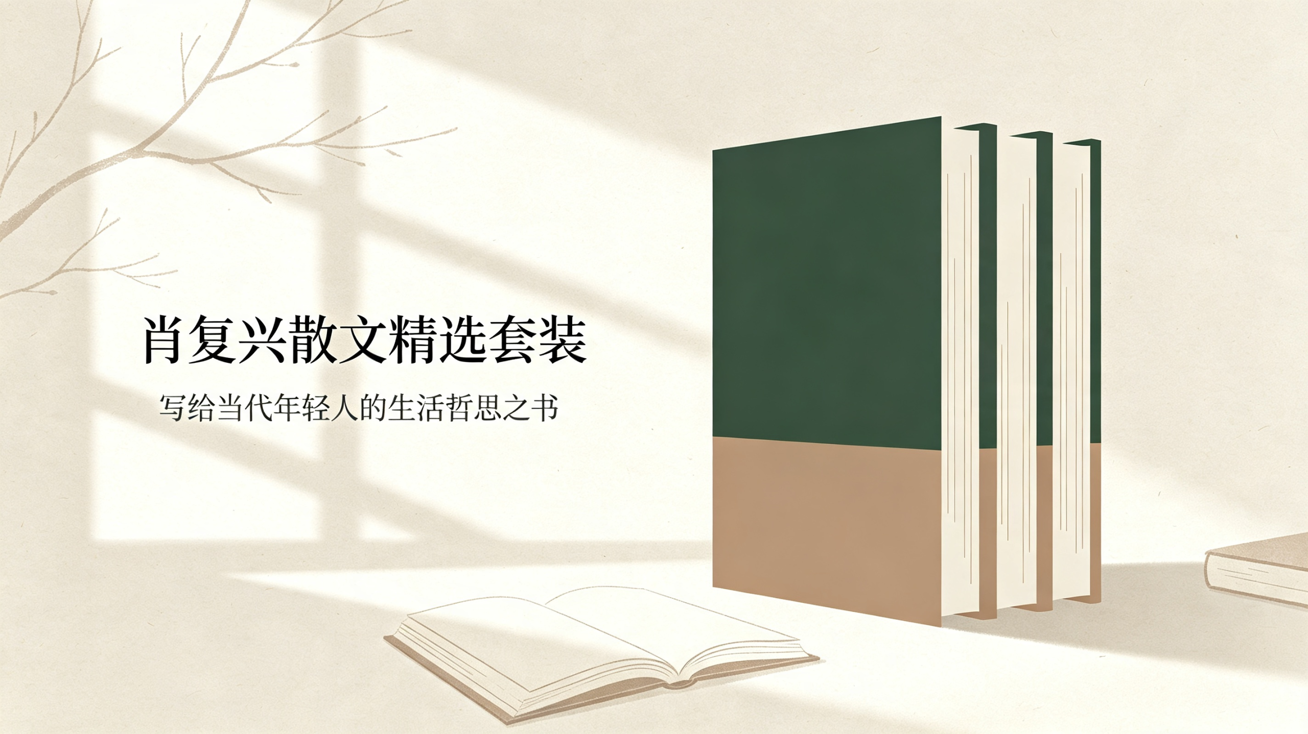 [夸克网盘]《肖复兴散文精选套装》全三册 写给当代年轻人的生活哲思之书[pdf]