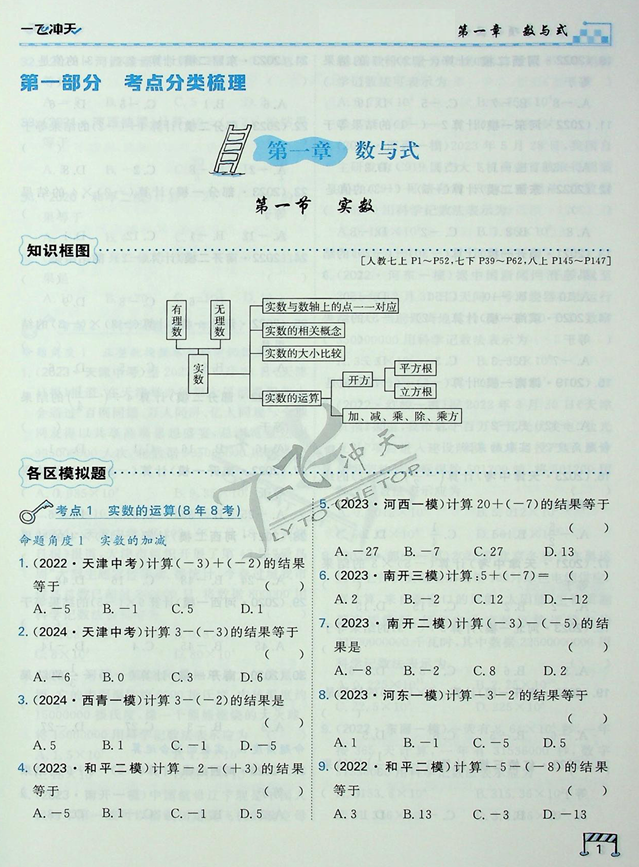 2025版一飞冲天-初中学业水平考查-数学
