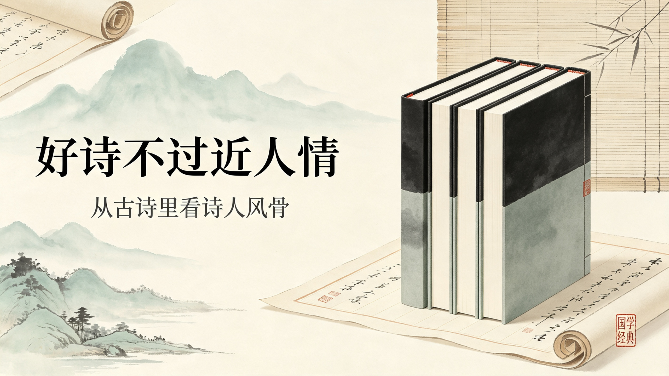 [夸克网盘]《好诗不过近人情：从古诗里看诗人风骨》套装4册 名家注译世代相传的国学经典[pdf]