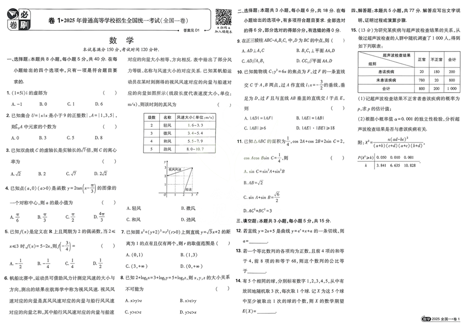 2026《理想树•高考试题攻略》第1期数学
