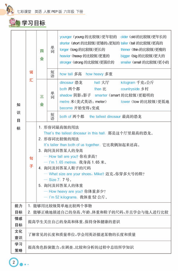 小学英语《七彩课堂 精品教辅》