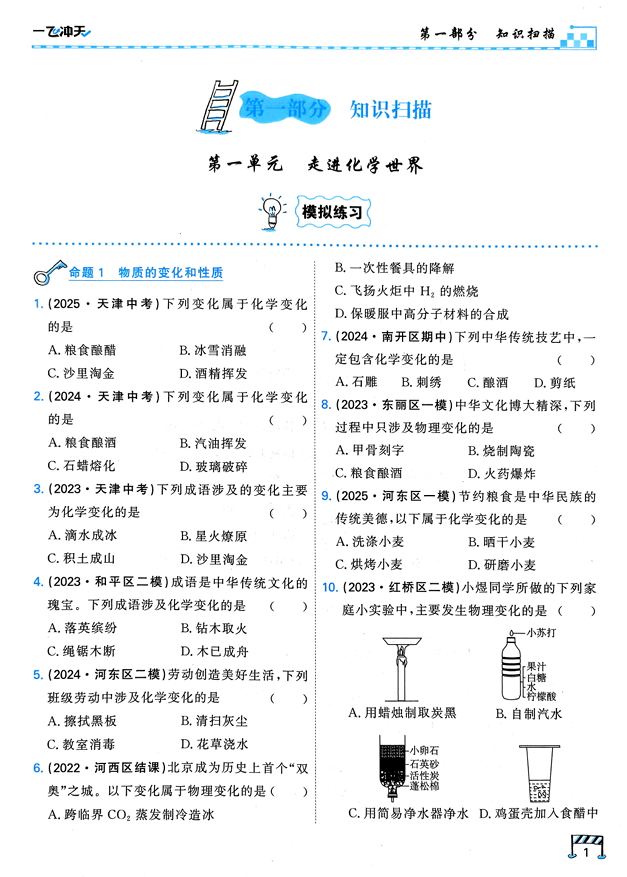 2026一飞冲天-中考专项精品试题分类-化学
