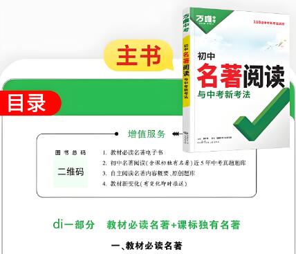 2025版万唯《初中名著阅读》+2023版万唯《初中名著阅读》