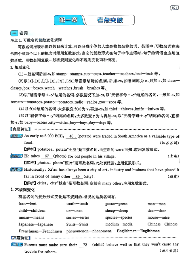 2026星火初中英语语法填空1600题