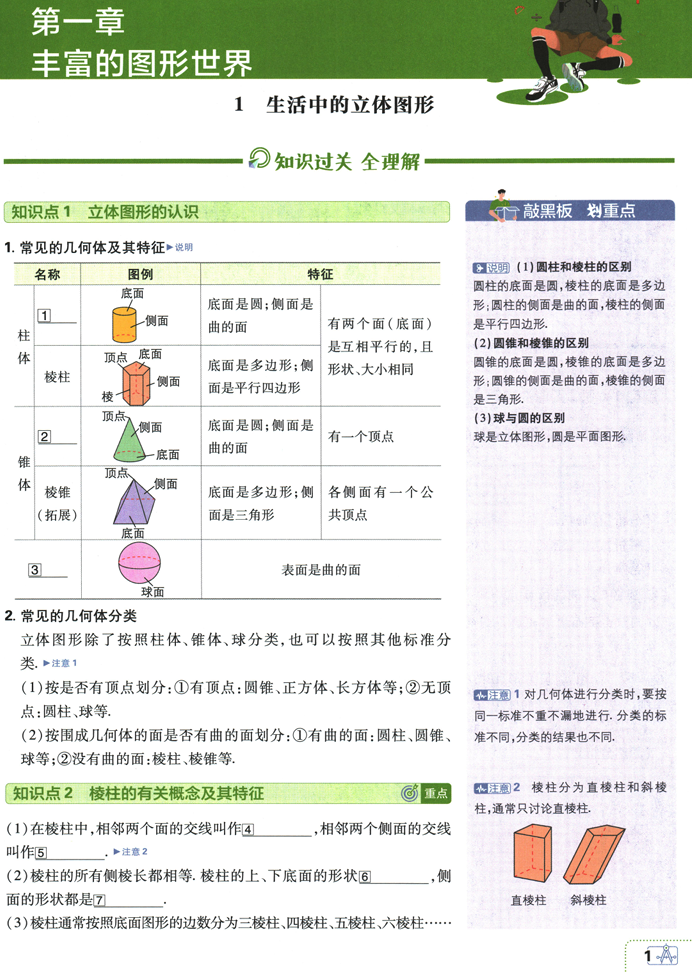 2026版《初中必刷题》数学 BS  7上 狂K重点