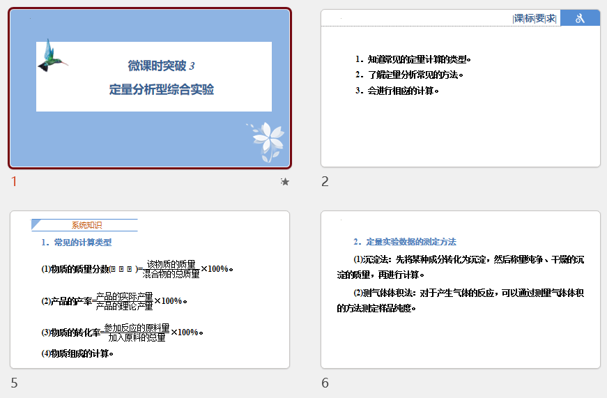 第8板块+大主题整合3+微课时突破3+定量分析型综合实验（课件）-【创新方案】2026年高考化学一轮复习Ⅱ